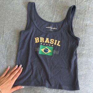 Aeropostale Brasil Graphic Tank Top
